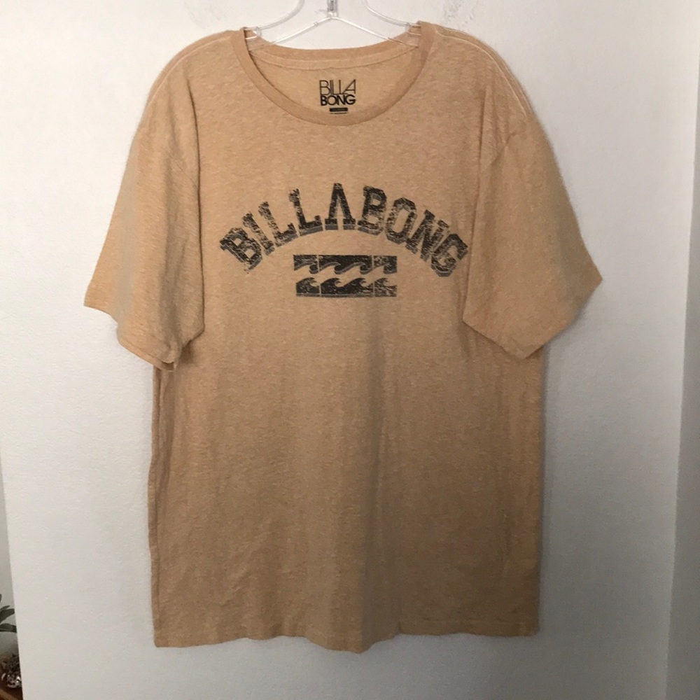 🏄🏼‍♂️BILLABONG T-SHIRT SIZE XL PALE YELLOW EXCELLENT COND. NEW WITHOUT TAGS